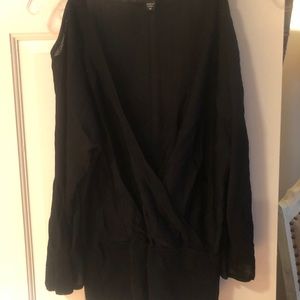 Bebe cold shoulder top size M